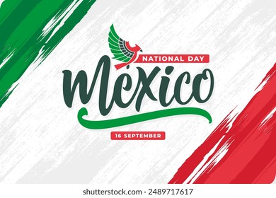 mexico lettering background vector design