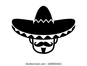 Mexico Man With Hat Icon