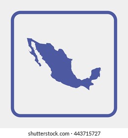 Mexico map.