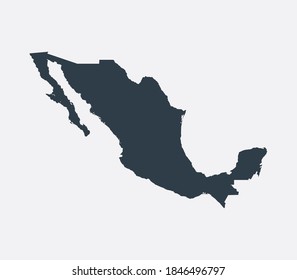 Mapa de México, Mapa plano de país 