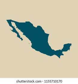 Mexico map vector