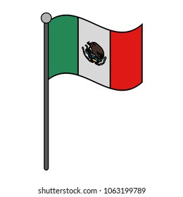 Mexico national flag