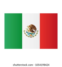 Flag Mexico Rectangular Official Flag Aspect Stock Vector (Royalty Free ...