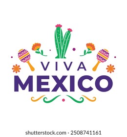 mexico ornament element design vector collection