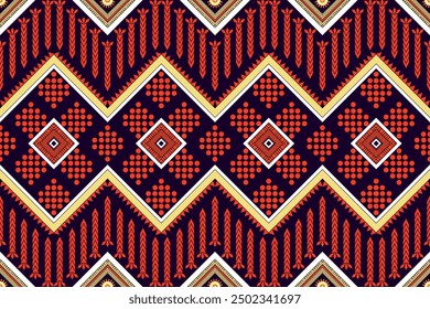 mexico pattern ethnic designs geometric shapes Triangular color tear drop ikat black yellow orange white tribal pattern designs pattern for Textile printing business Wallpaper, carpet fabric Cushions