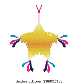 mexico pinata carnival illustration isolated