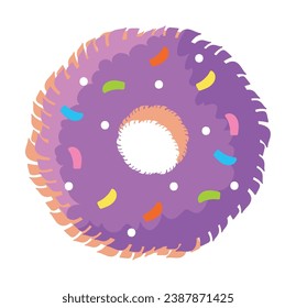 mexico pinata donut illustration isolated