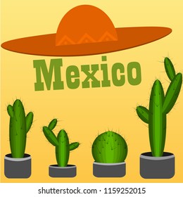 Mexico poster and card