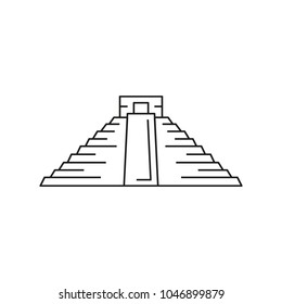 34 Chichen Itza Mayan Pyramid Vector And Sacred Lines Images, Stock ...