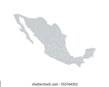 Mexico Regions Map