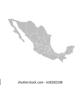 Mexico Regions Map