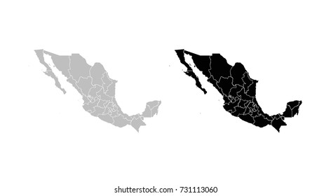 Mexico Regions Map