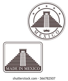 Mexico. Rubber and stamp