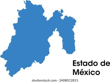 Mexico State map in Mexico