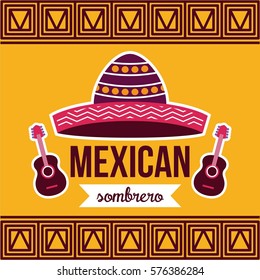 Mexico theme illustration