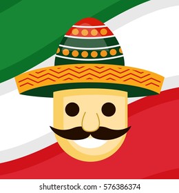 Mexico theme illustration