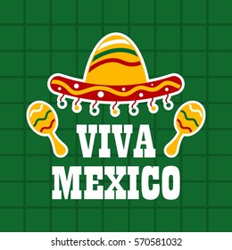 Mexico Theme Poster Illustration Stock Vector (Royalty Free) 570581032 ...