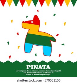 Mexico theme poster illustration 