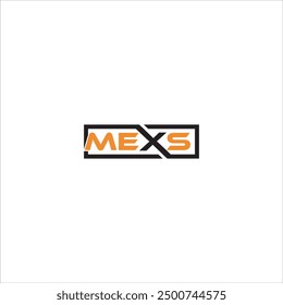 The MEXS logo is rectangular in yellow and black