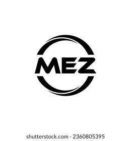 MEZ Letter Logo Design, Inspiration for a Unique Identity. Modern Elegance and Creative Design. Watermark Your Success with the Striking this Logo.