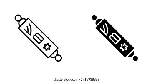 Mezuzah icon design collection. Vector sign and symbol for UI designs