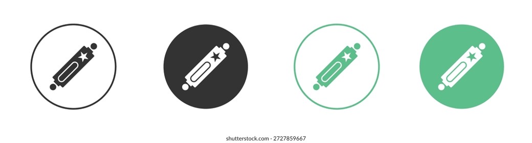 Mezuzah icono en estilo sólido se puede utilizar para el Web, móvil, ui