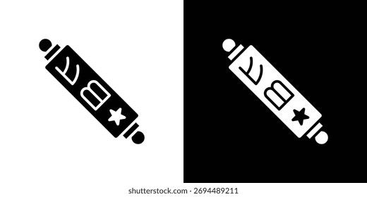 Icono de Mezuzah - Vector. Estilo de diseño plano eps 10