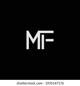 MF or FM ‍abstract outstanding professional business awesome artistic branding company different colors illustration logo