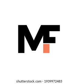 Mf Initial Vector Logo Modern Style Stock Vector (Royalty Free ...