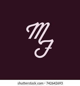 MF Letter Logo, Icon, Vector element design
