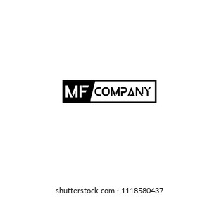 MF Letters Minimal Logo Design Templates