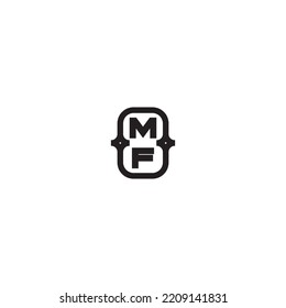 MF line bold concept in high quality professional design that will print well across any print media
