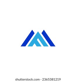 MF logo Design Template Vector Graphic