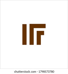 MF logo design vector sign