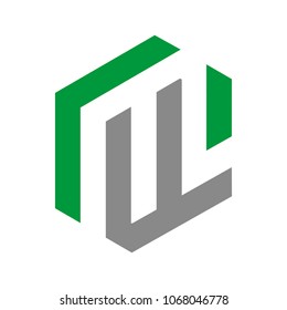 mf logo design,geometric logo,abstract logo design