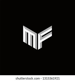 MF Logo Letter initial Designs Templete