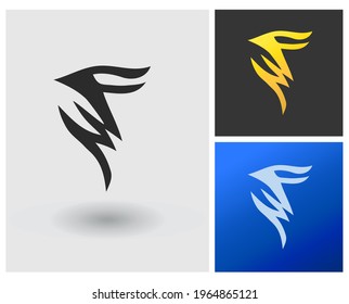 MF logo monogram clean simple modern company logo