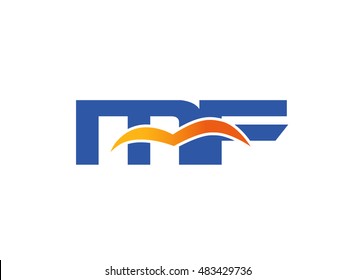 MF Logo. Vector Graphic Branding Letter Element
