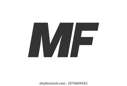 MF Techno Editable Font Logo For Corporate Branding. Bold, Futuristic Design With Unique Typographic Ideas. Minimal Custom Type And Dynamic Letter Variations For Promotion, Printing, And Book Titles