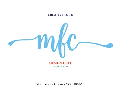 MFC lettering logo is simple, easy to understand and authoritative