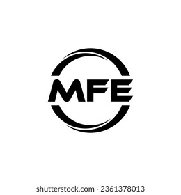 MFE Letter Logo Design, Inspiration for a Unique Identity. Modern Elegance and Creative Design. Watermark Your Success with the Striking this Logo.