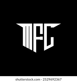 MFL letter logo design with white background in illustrator, vector logo modern alphabet font overlap style, calligraphy designs for logo, Poster, Invitation, etc.