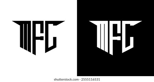 MFL letter logo design with white background in illustrator, vector logo modern alphabet font overlap style, calligraphy designs for logo, Poster, Invitation, etc.