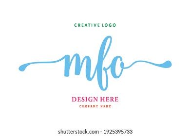 MFO lettering logo is simple, easy to understand and authoritative