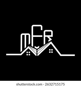 MFR Design de logotipo de Estado real, MFR logotipo simples e moderno. MFR design de alfabeto luxuoso  