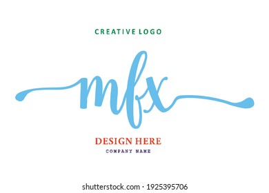 MFX lettering logo is simple, easy to understand and authoritative