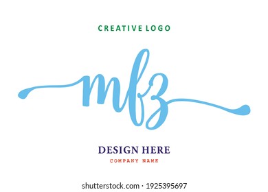 El logotipo de las letras MFz es sencillo, fácil de entender y autorizado