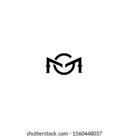 MG MG creative logo design template