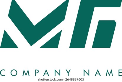 MG creative modern abstract letter logo vector design. Usable for your company or business and brand identity.