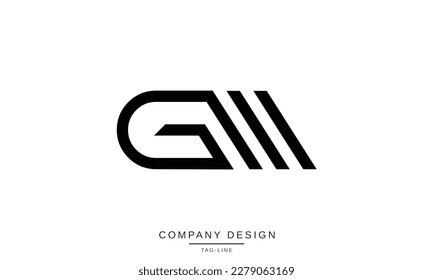 Premium Vector  Letter gm or gn monogram logo with grid method design